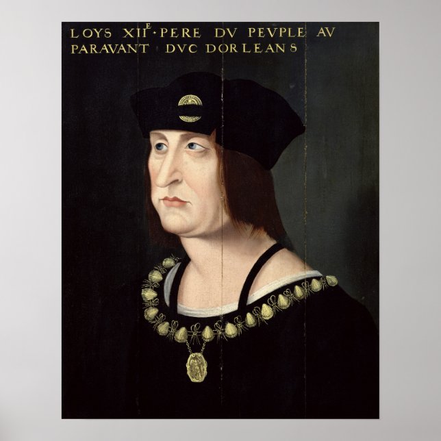 Póster Retrato de Luis XII Rey de Francia (Frente)