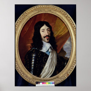 Póster Retrato de Luis XIII después de 1610