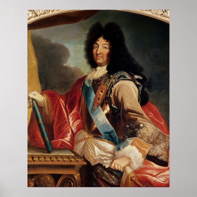 Póster Retrato de Luis XIV (Frente)