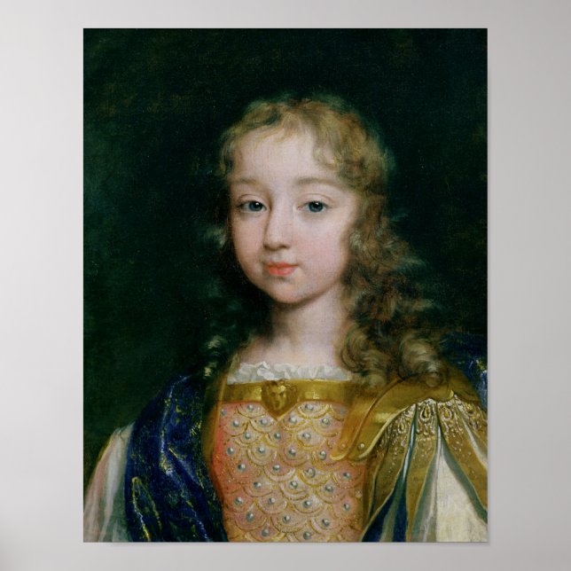 Póster Retrato de Luis XIV como niño (Frente)