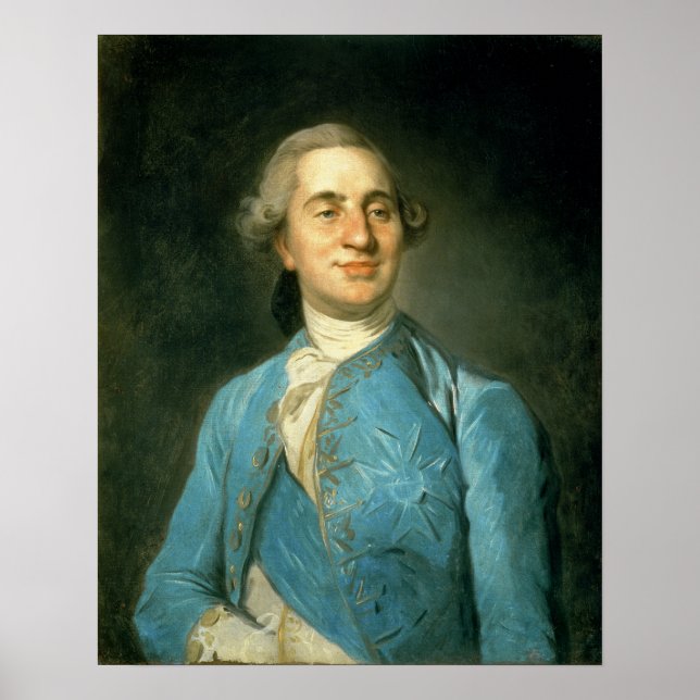Póster Retrato de Luis XVI 1775 (Frente)