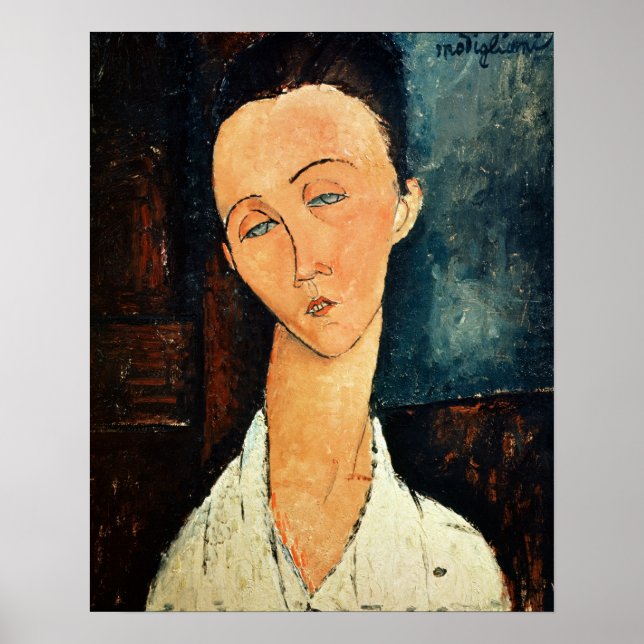 Póster Retrato de Lunia Czechowska, 1918 (Frente)