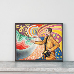 Póster Retrato de M. Félix Fénéon en 1890 por Paul Signac