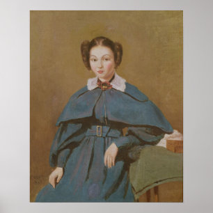 Póster Retrato de Madame Baudot, la sobrina de la artista