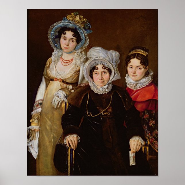 Póster Retrato de Madame de Tangry (Frente)