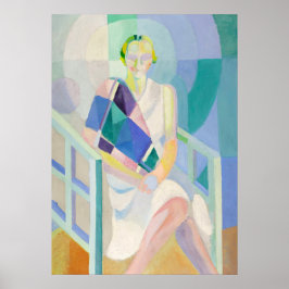 Póster Retrato de Madame Heim, Delaunay
