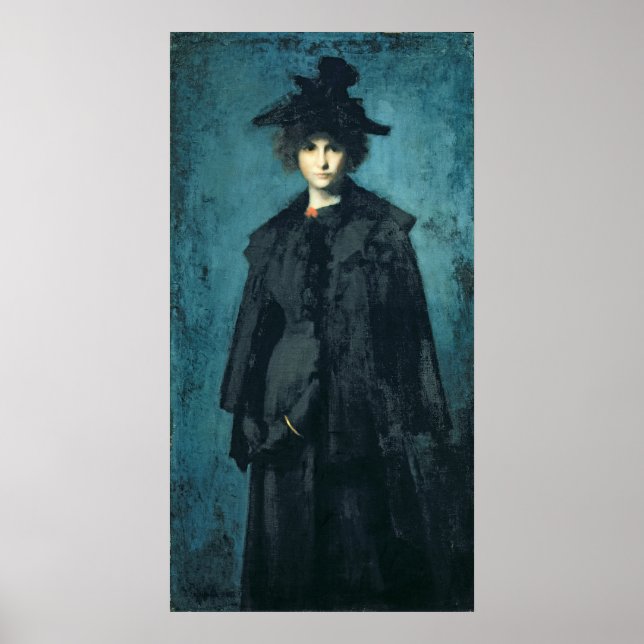 Póster Retrato de Madame Laura Leroux (Frente)