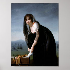 Póster Retrato de Madame Soustra. Marie-denise Villers