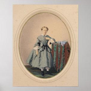 Póster Retrato de Madeleine de Malaret