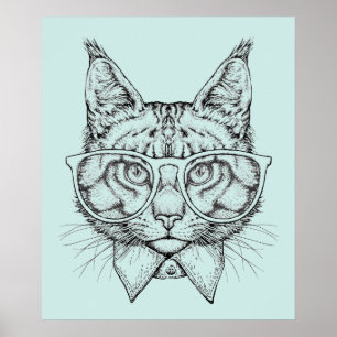 Póster Retrato de Maine Coon