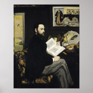 Póster Retrato de Manet el   de Emile Zola 1868