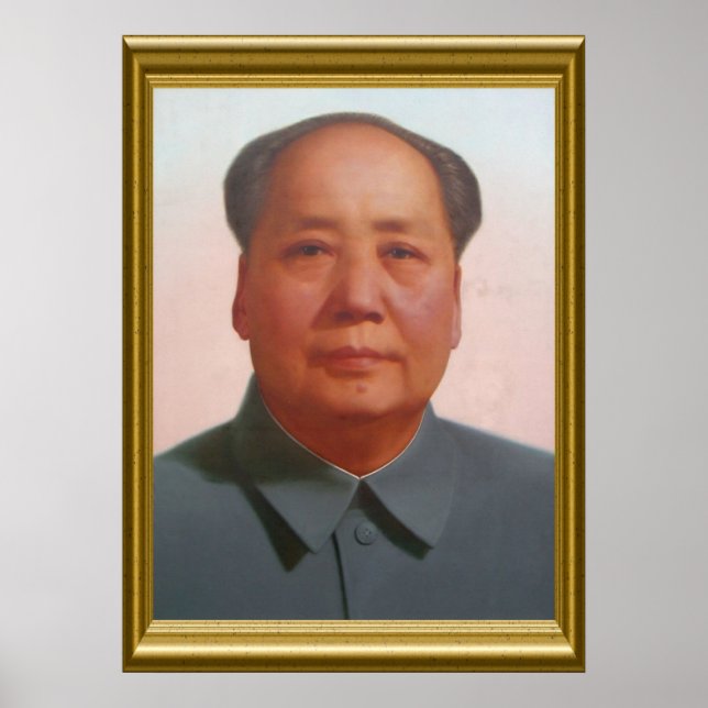 Póster retrato de mao (Frente)