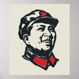 Póster Retrato de Mao del presidente