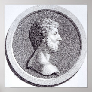 Póster Retrato de Marco Aurelio