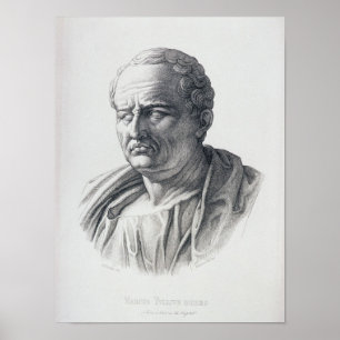 Póster Retrato de Marco Tullius Cicero