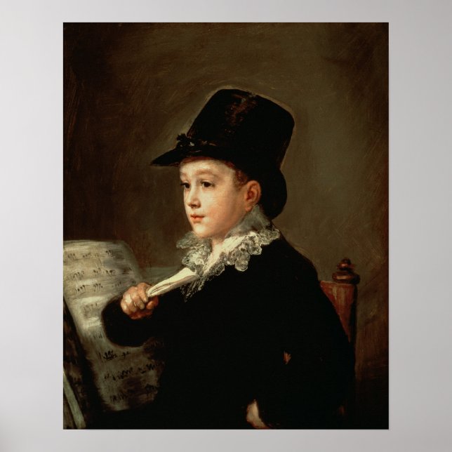 Póster Retrato de Marianito Goya (Frente)
