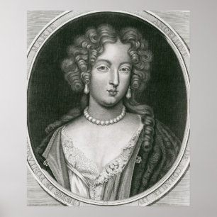 Póster Retrato de Marie Angelique de Scoraille