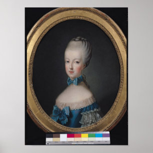 Póster Retrato de Marie-Antoinette