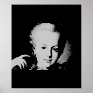 Póster Retrato de Marie-Antoinette Maria Antonia Austria