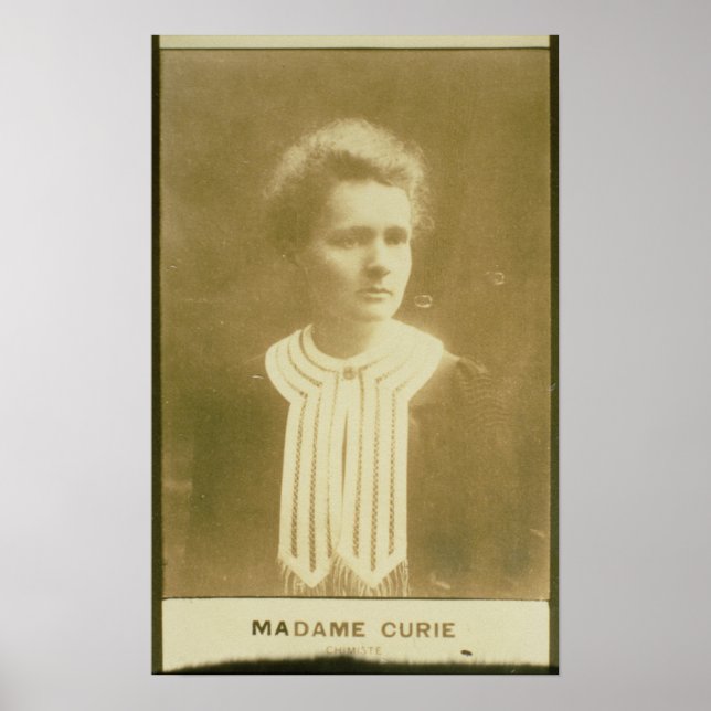 Póster Retrato de Marie Curie (Frente)