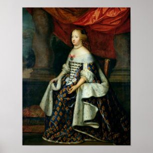 Póster Retrato de Marie-Therese de Austria