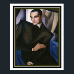 Póster Retrato de Marquis Sommi, por Tamara de Lempicka,<br><div class="desc">Retrato Art Deco de Marquis Sommi,  por Tamara de Lempicka,  1925</div>