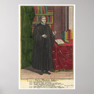 Póster Retrato de Martin Luther