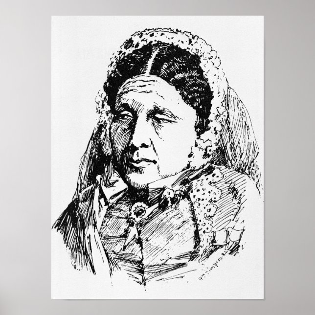 Póster Retrato de Mary Seacole (Frente)