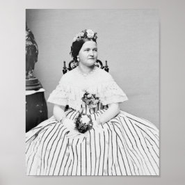 Póster Retrato de Mary Todd Lincoln - Circa 1861