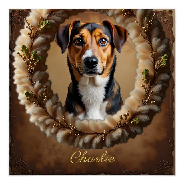 Póster Retrato de Mascota Personalizado – Simplemente Sub (Anverso)