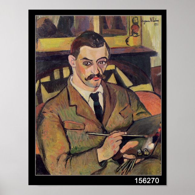 Póster Retrato de Maurice Utrillo 1921 (Frente)
