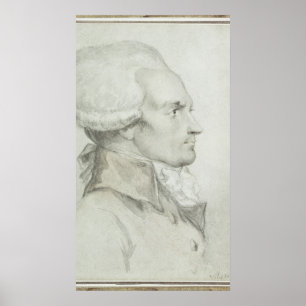 Póster Retrato de Maximiliano de Robespierre