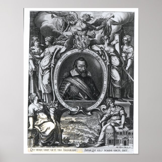 Póster Retrato de Maximiliano I de Baviera (Frente)