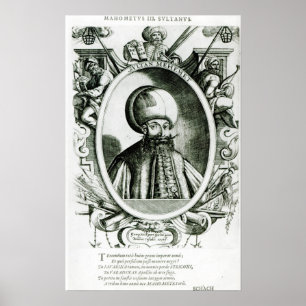 Póster Retrato de Mehmet III
