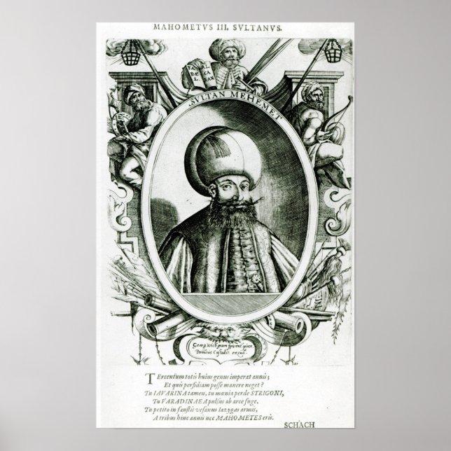 Póster Retrato de Mehmet III (Frente)