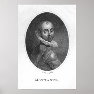 Póster Retrato de Michel de Montaigne