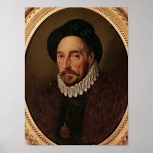 Póster Retrato de Miguel Eyquem de Montaigne