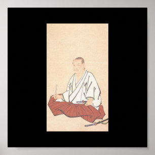 Póster Retrato de Miyamoto Musashi, Periodo Edo