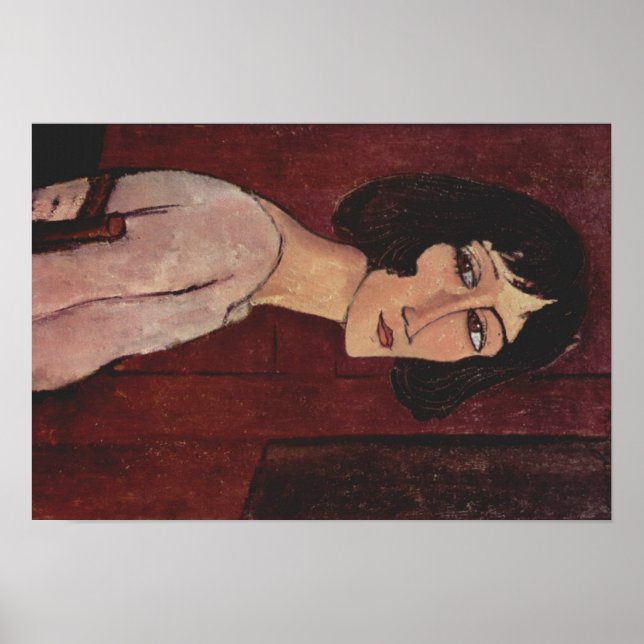 Póster Retrato de Modigliani Amedeo (Frente)