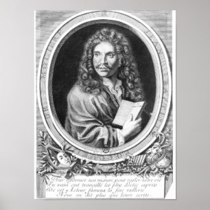 Póster Retrato de Moliere