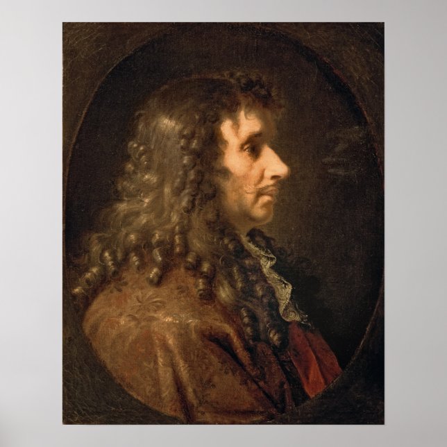 Póster Retrato de Moliere 1660 (Frente)