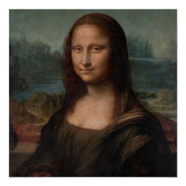 Póster Retrato de Mona Lisa (Anverso)
