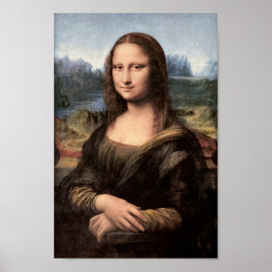 Póster Retrato de Mona Lisa / Pintura