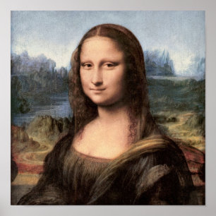 Póster Retrato de Mona Lisa / Pintura