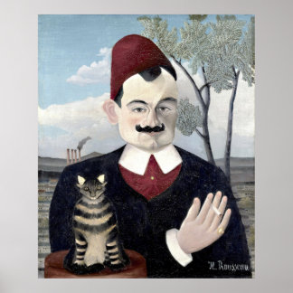 Póster Retrato de Monsieur X, Henri Rousseau Bella Artes
