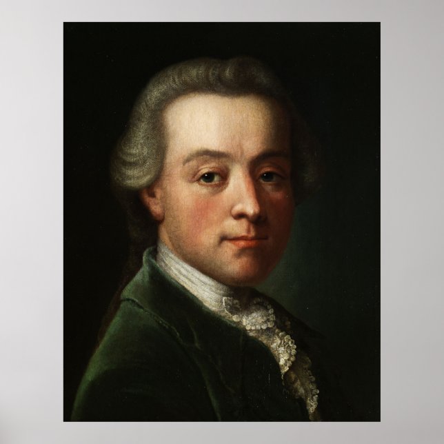 Póster Retrato de Mozart (Frente)