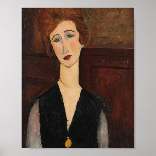 Póster Retrato de mujer, Modigliani
