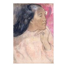 Retrato de mujer rosa