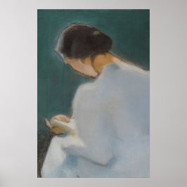 Póster Retrato de mujer ventilado
