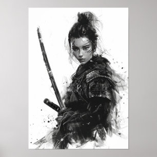 Póster Retrato de mujeres samurai - Anna Sawai - directo